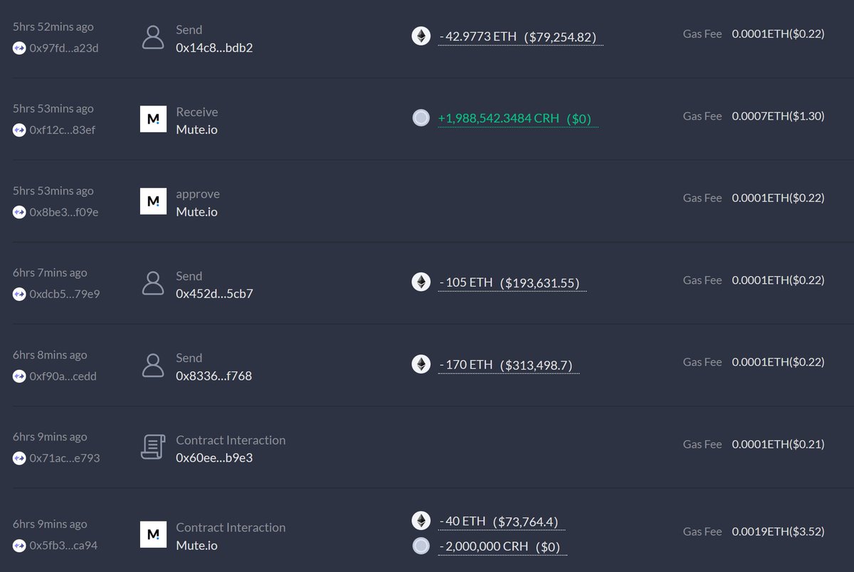 oktets's tweet photo. @zkSyncToday @zksync @syncswap @NexonFi @arbipadcom @ZNSprotocol @DogeFarmZK @CoreHunter_io @ZkSyncHero @TheMerlinDEX @Bulletswap_DEX @Zksminer @mute_io @TornadoCash drained out
0x898081c0c6d4a687a752a8efdde69456681cde36 https://t.co/Bm0wlJEkaA