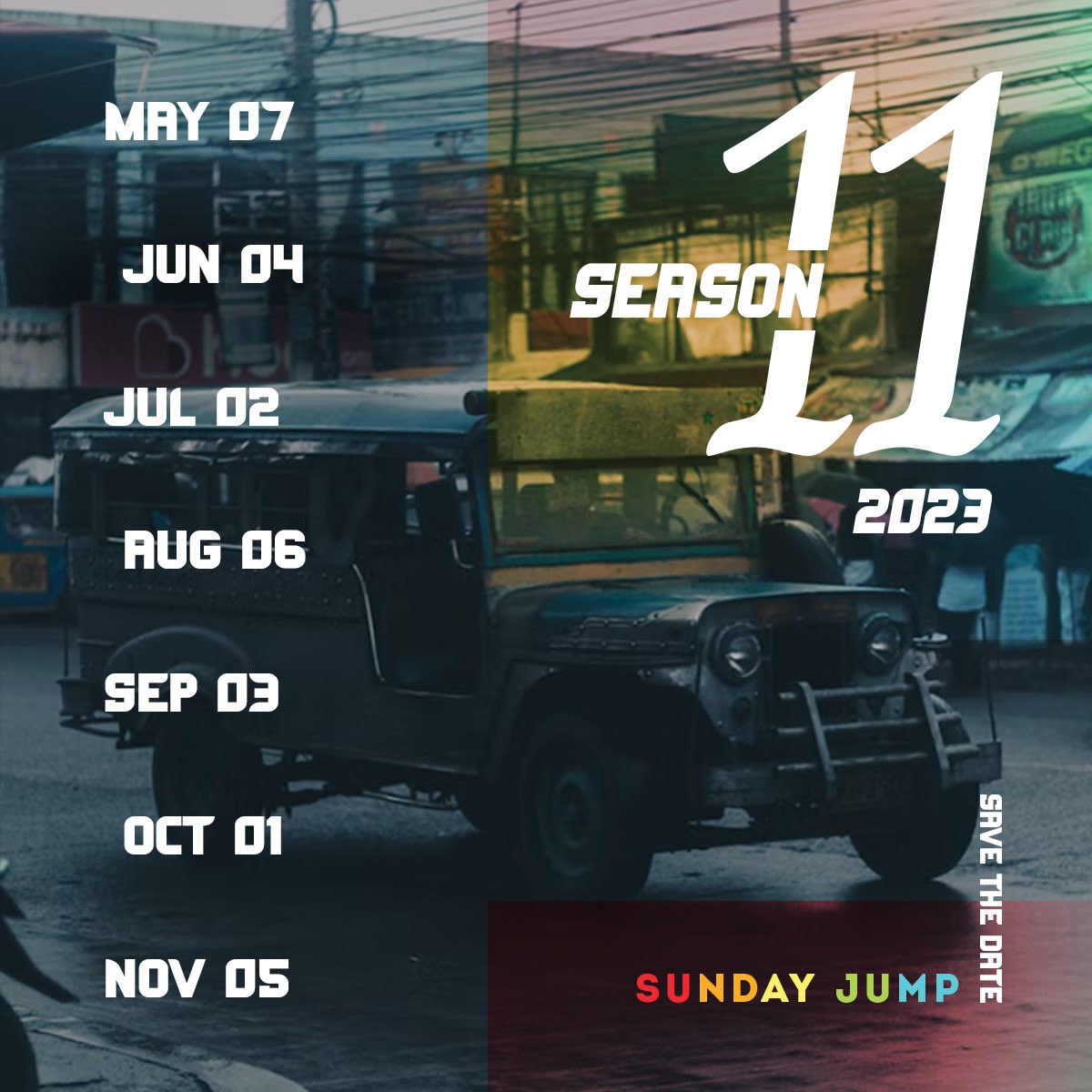 thesundayjump's tweet photo. Get ready to jump into the 11th season of #SundayJump as we kick off at @pwcscorg on May 7th, 5-7pm! Sign-up at 4:45 pm. We're excited to bring you a night of self-expression and heartfelt vibes. Join us in the community again. SAVE THE DATES. See you there!
#HistoricFilipinotown https://t.co/KTnG4AZ9BI