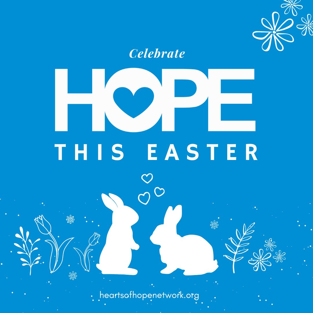 Wishing all our Hearts of Hope families a very happy Easter! Thinking of each of you today.

#happyeaster #spreadhope #charity #easter2023