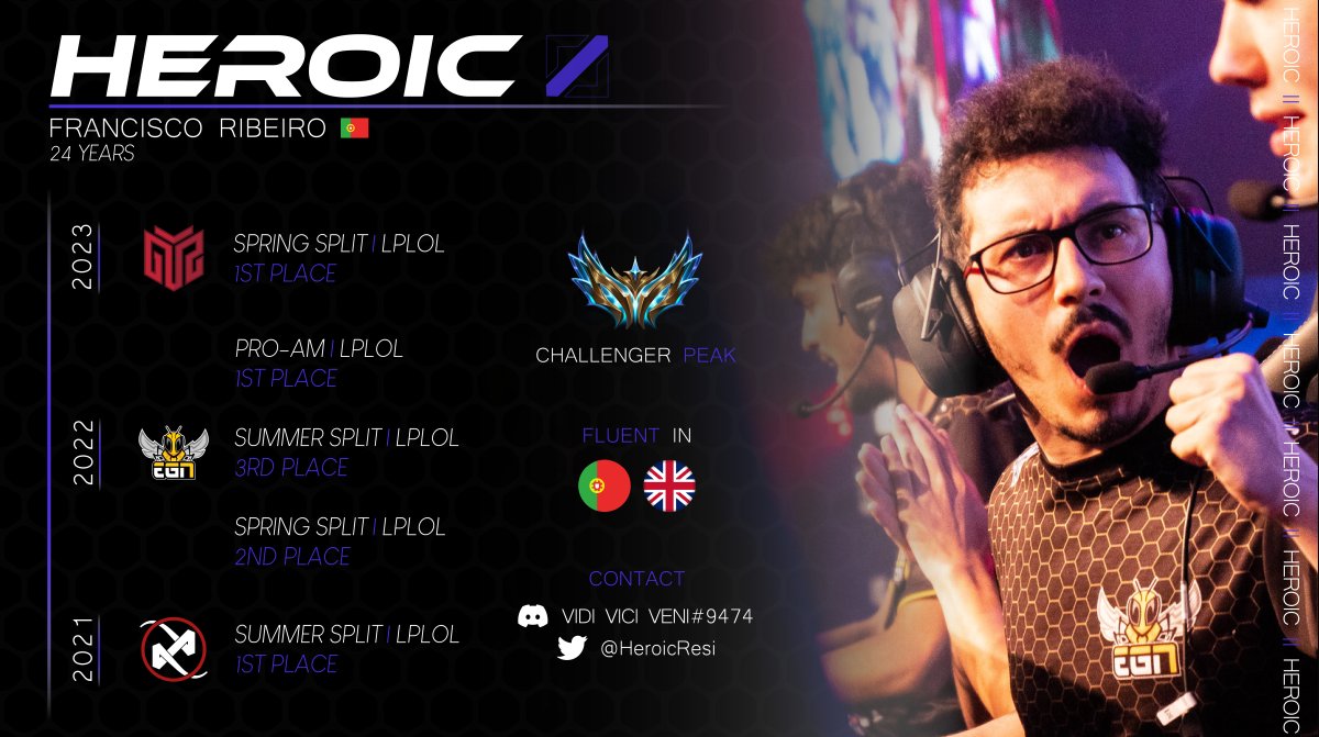 YO GUYS IM FINALLY LOSING LFT VIRGINITY

I'm still contracted with <a href="/GTZEsports/">GTZ Esports</a> but they've allowed me to search for offers and so i'm open to offers for mostly Div 1 ERLs (LEC teams call me anyway please) likes and retweets are indeed very appreciated my loves.