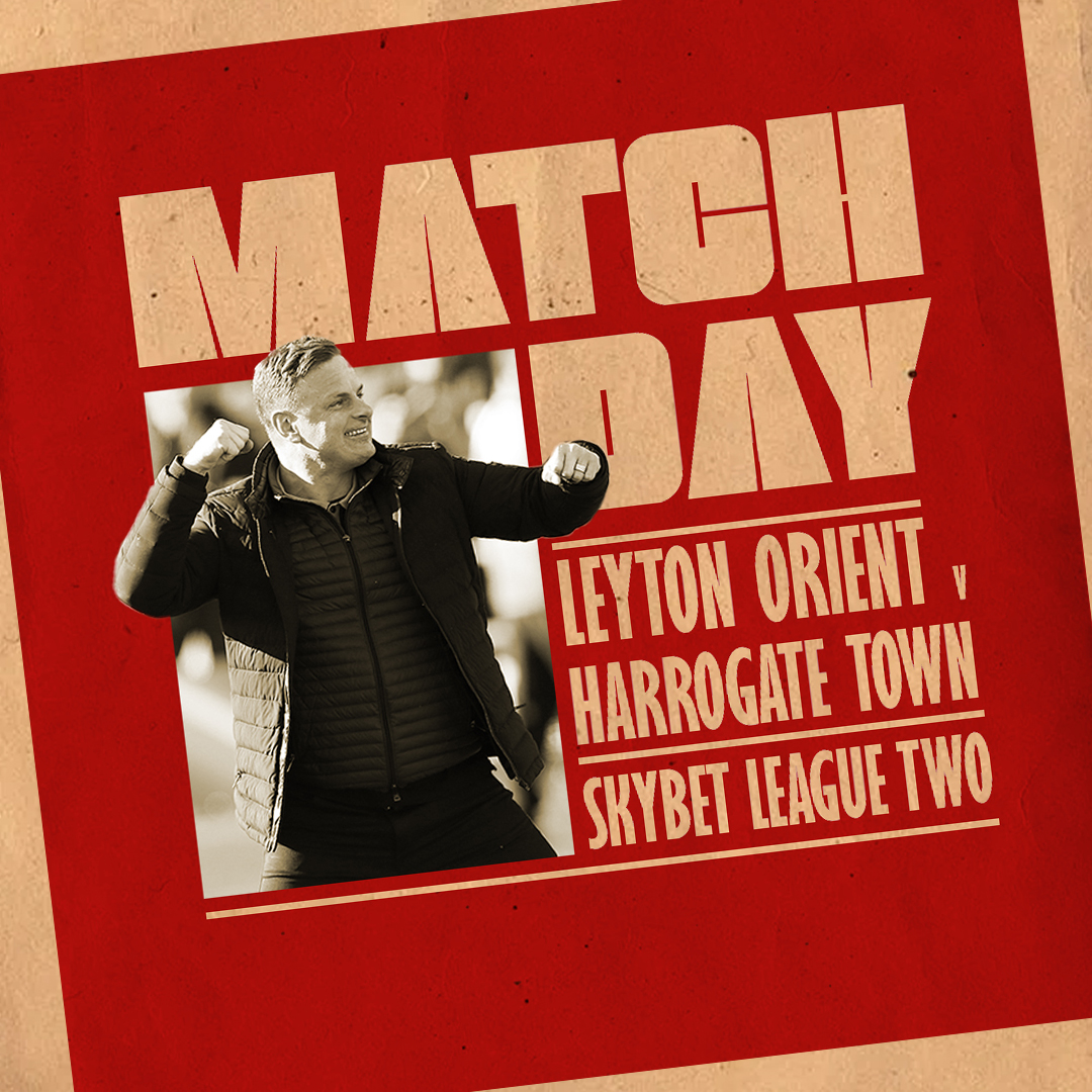 leytonorientfc's tweet photo. 😍 Matchdayyy!

We're back in E10, as we host Harrogate Town for a 3pm kick-off.

It's Retro Day too, so let's see your best vintage O's shirts!

#LOFC #OneOrient https://t.co/Y4p6dZHbve