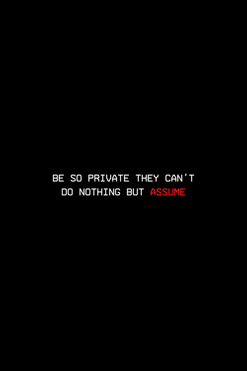 WealthInc247's tweet photo. Privacy is power https://t.co/XyEugcMTZM