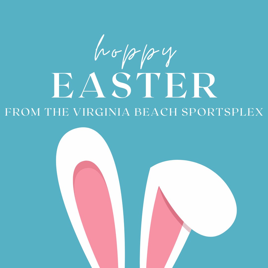 sportsplexvb's tweet photo. Happy Easter everyone! https://t.co/eQV0SIrcJx