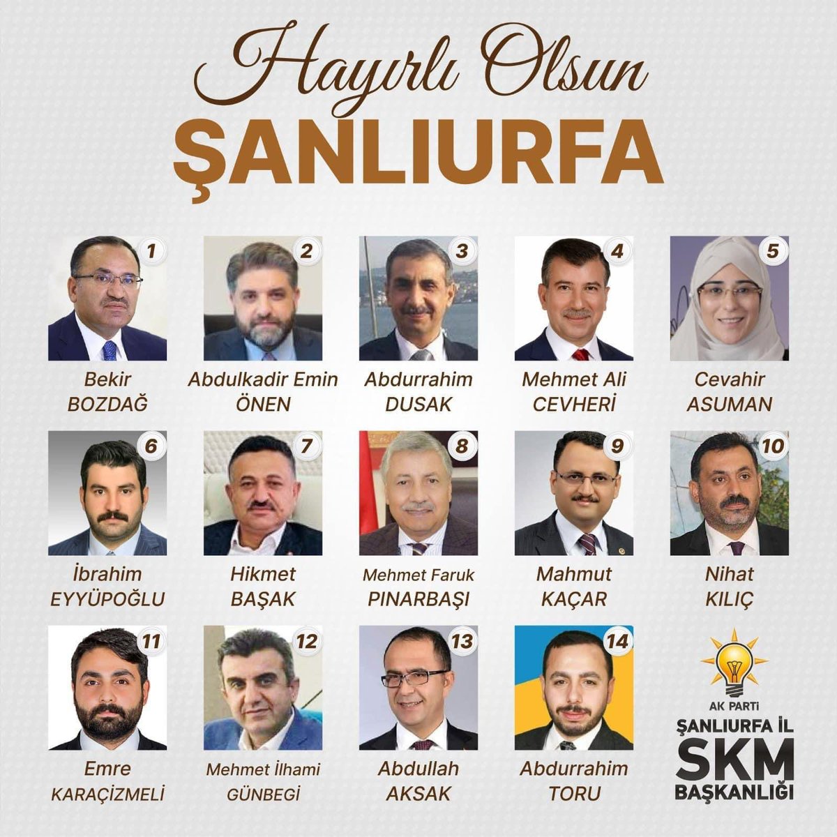 Aziz milletimize ve Şanlıurfa’mıza hizmet yolunda AK Parti sancağı altında 28. Dönem Milletvekilliği için teveccühleriyle şahsıma güvenen Genel Başkanımız ve Cumhurbaşkanımız Sn. <a href="/RTErdogan/">Recep Tayyip Erdoğan</a>'a şükranlarımı sunuyorum.

Başlasın #TürkiyeYüzyılı 
<a href="/adelioglu63/">Ali ihsan Delioğlu</a> <a href="/akpartiurfa/">AK PARTİ ŞANLIURFA</a>