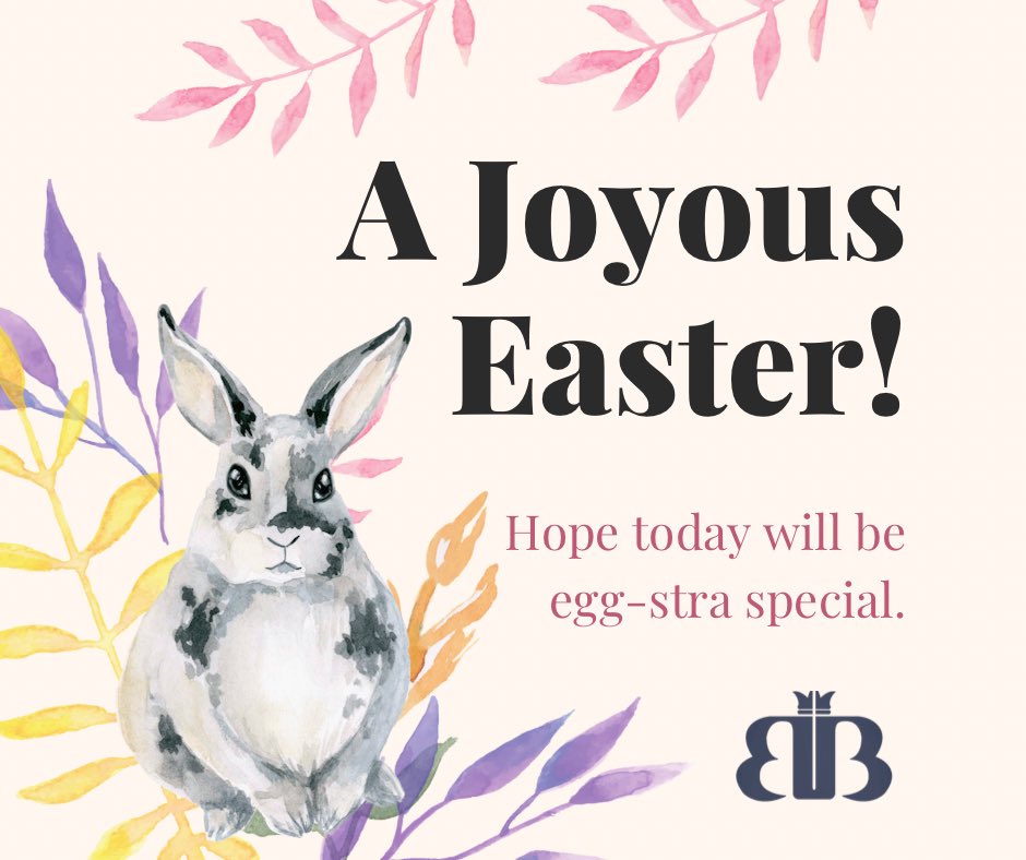 We hope everyone is having a Happy Easter!🌼🌷