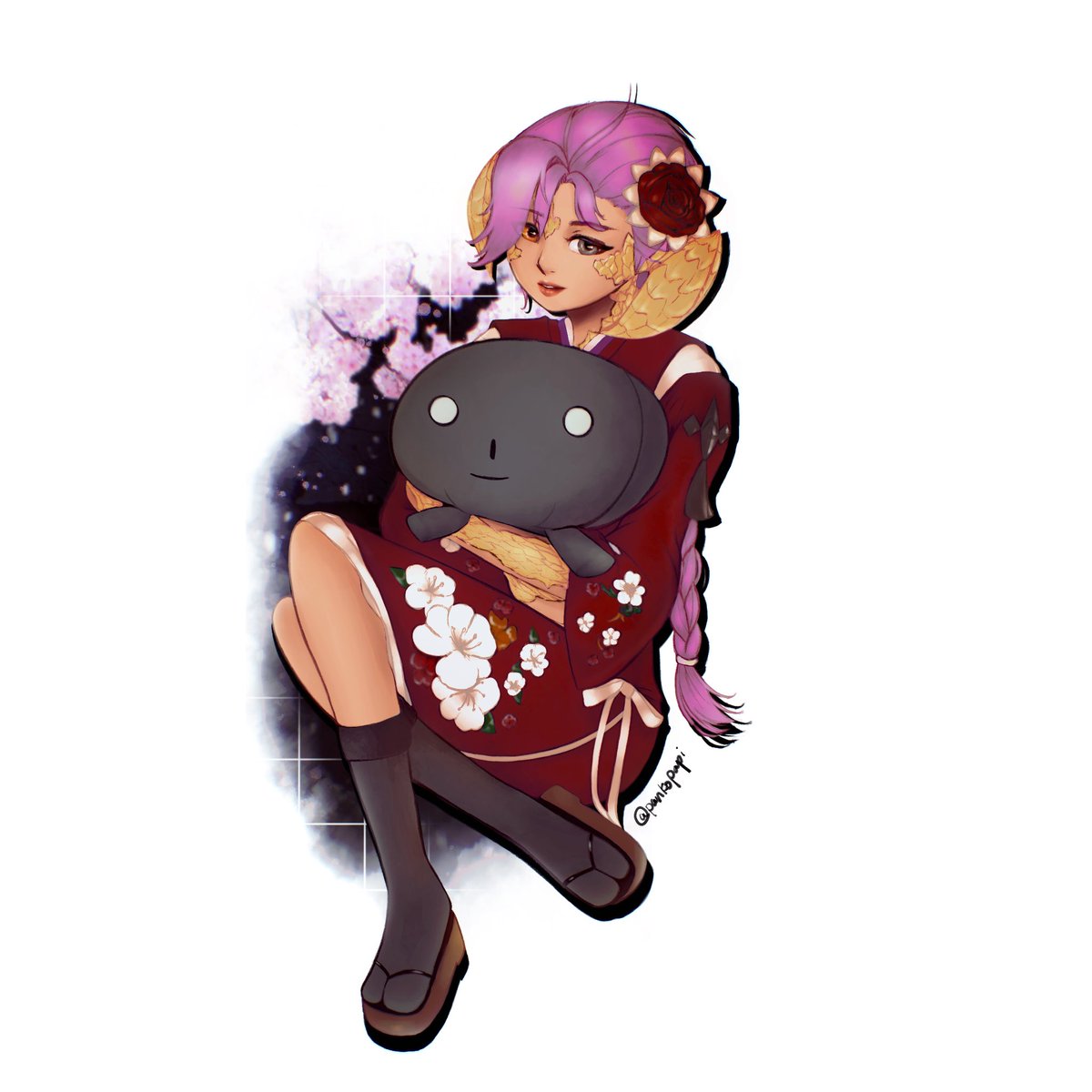 ibupropan's tweet photo. Bday gift for Rex a while back 〜 wol &amp; their plushie 🧸🌸 https://t.co/MOn1lPJIWM
