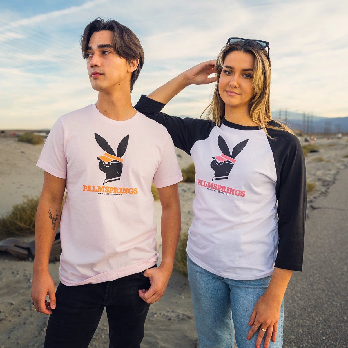 Happy Easter! 🐰 
Get your bunny on in our retro-inspired Boho Bunny Tee or Raglan, available now at TwinPalmsCo.com 🌴🐣🌴
.
#EasterBunny 
#retro #palmsprings #desertvibes #desert #desertlife  #styleinspo #coachellavalley #fashion #desertliving #desertstyle #shopping