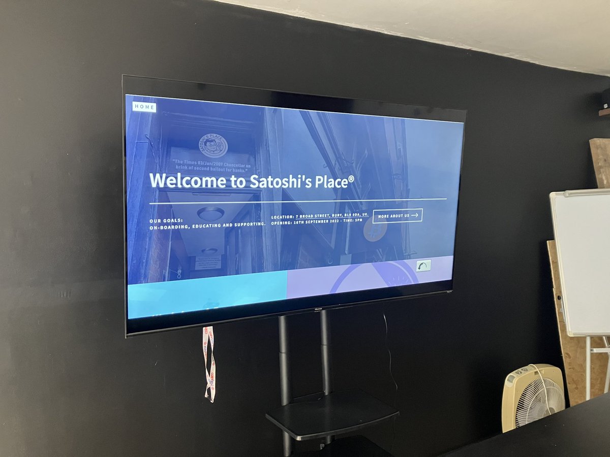 Satoshi's Place® - A UK based Bitcoin Hub tweet media