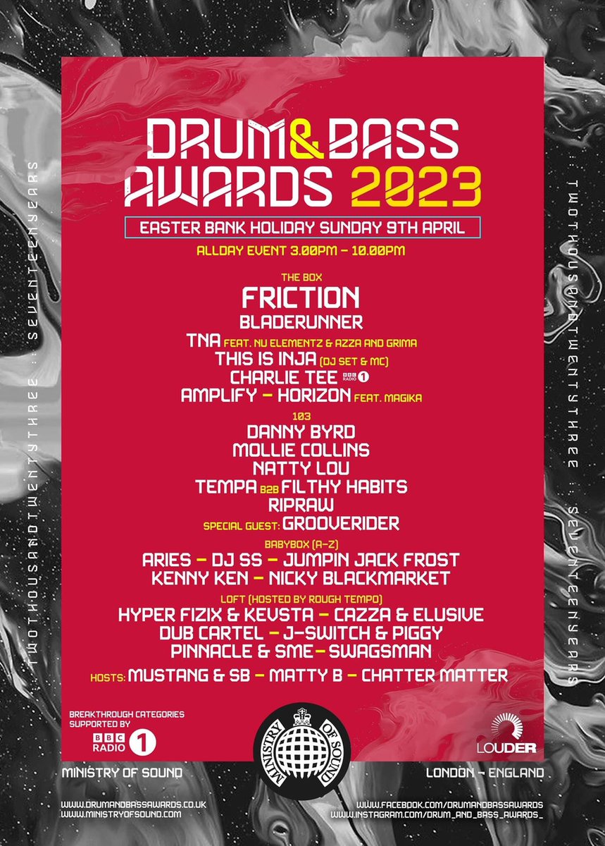 jswitchuk's tweet photo. TODAY IS THE DAY! Drum and Bass Awards Ministry of Sound Club Ministry of Sound catch me J Switch Uk in the ROUGH TEMPO room 8-9pm see you all there! 🎧🔊🎶🎚👊
#ministryofsound #dnbawards #RTDNB #JSwitch #letsgo https://t.co/oTj3g1Xwxs
