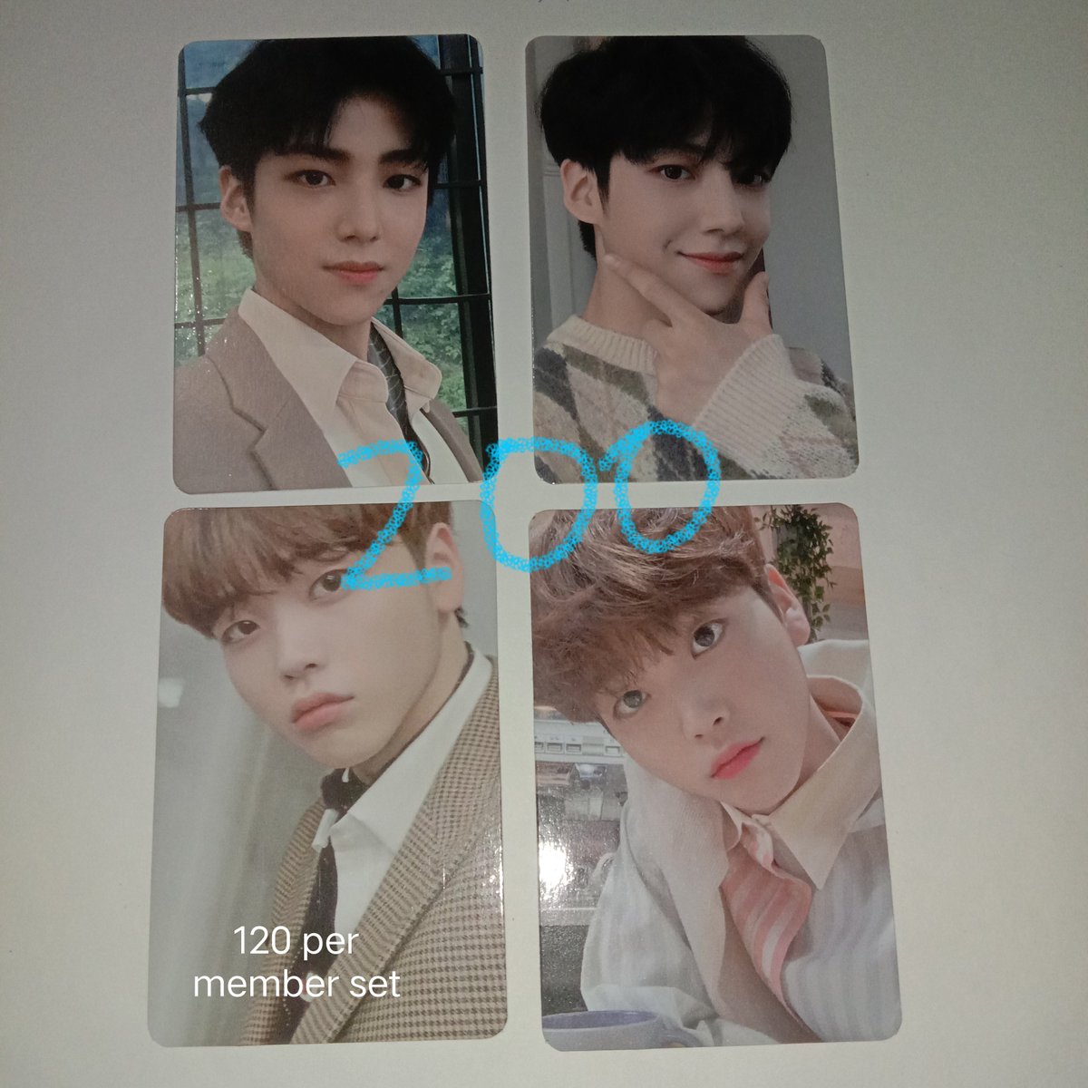cartformars's tweet photo. wts the boyz x1 lfb ph 

🌷 prices in pic
🌷 mod: ggx direct, can do sdd within mm
🌷 mop: gcash
reply/dm to claim!

chanhee jacob eunsang hyeongjun one it 1st membership pc photocards season greetings 2022 sg22 https://t.co/u7a1CTF3Ve