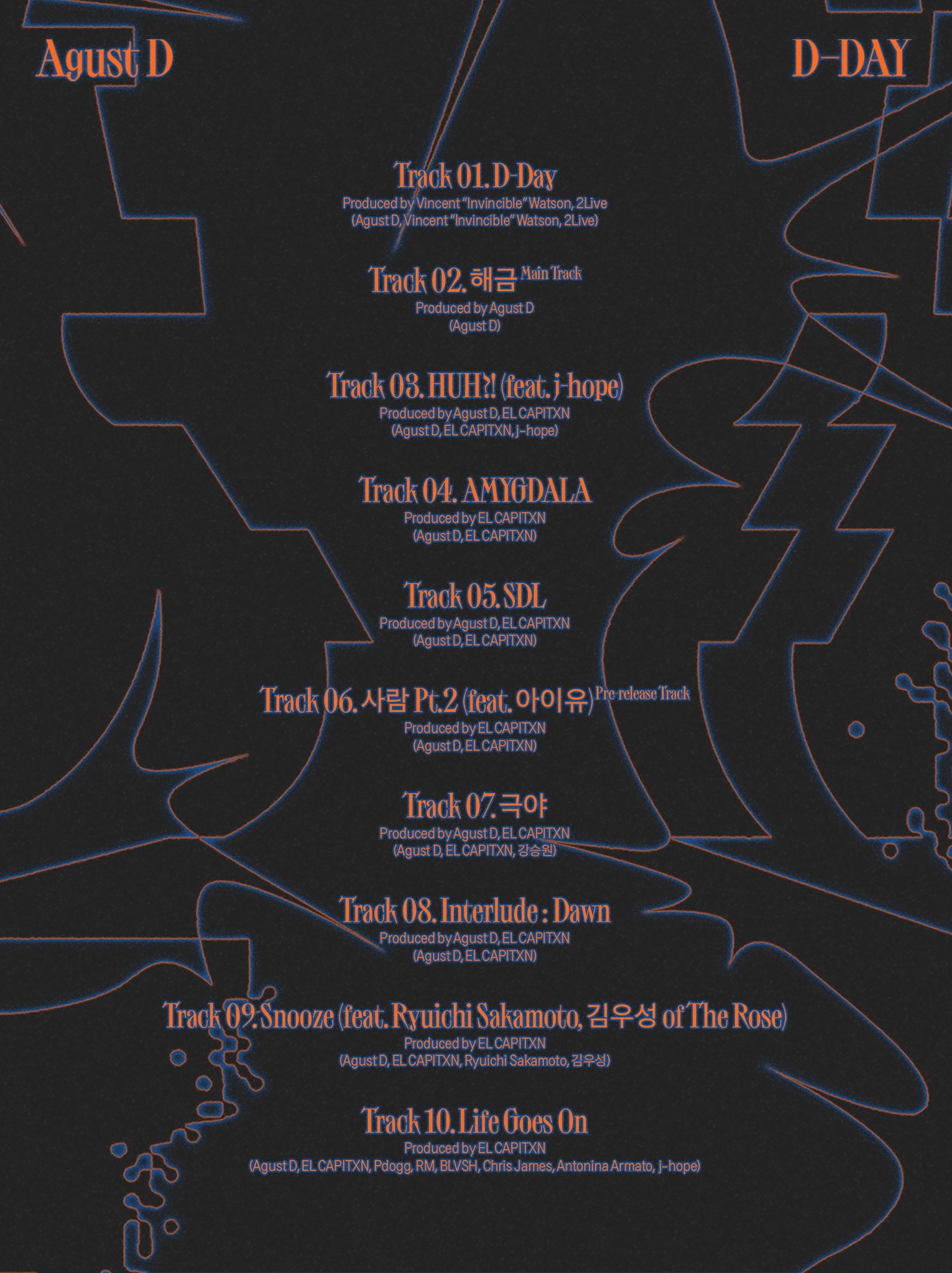 ユンギ SUGA マスター マスタニム フレーム Agust D D-DAY ① BTS Yoongi Agust D SUGA - D- Day Seoul Concert Army Zone