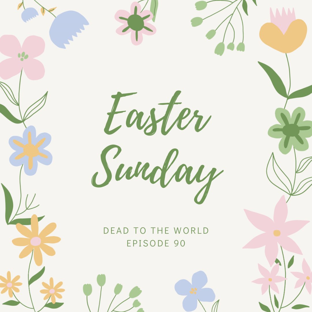Happy Easter Sunday 🐰🌸 

#deadtotheworld #podcast #dreamteam #listennow #new #sunday #easter #holiday #podcastrecommendation #indiepodcast #stories #traditions