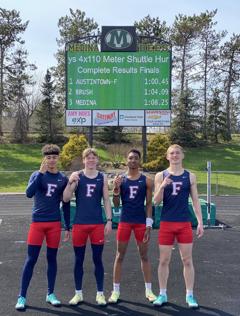 Fitch_Track's tweet photo. 🚨𝓢𝓒𝓗𝓞𝓞𝓛 𝓡𝓔𝓒𝓞𝓡𝓓🚨

Congrats to our boys &amp; girls Shuttle Hurdle Relay teams for both setting new 𝓢𝓒𝓗𝓞𝓞𝓛 𝓡𝓔𝓒𝓡𝓓𝓢 in the event at the Medina Relays. https://t.co/qnHjtbpGCF