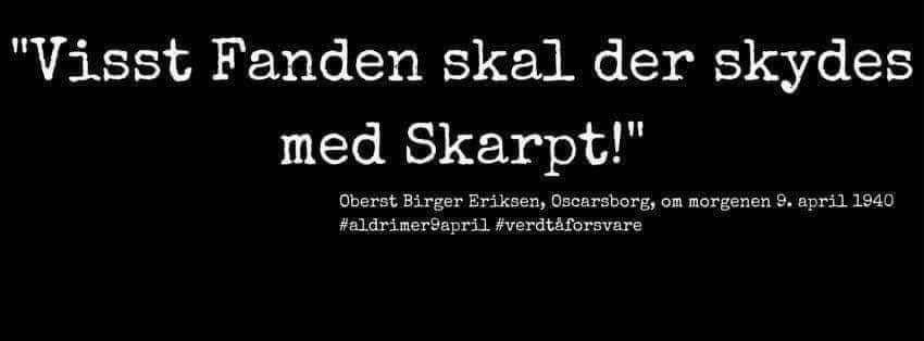 PnilleHn's tweet photo. Glem aldri 9.april! 83 år siden.. #aldrimer9april https://t.co/sAXIluk5Lo