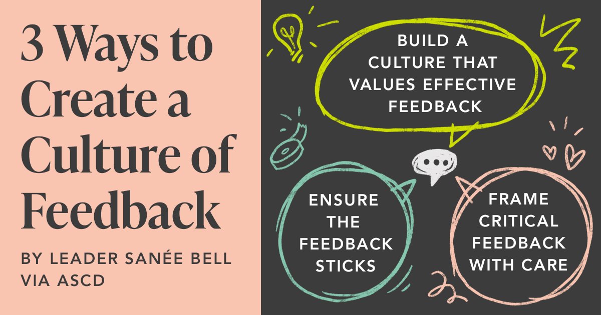In a feedback session, it's OK not to respond to every statement. Making room for silence can help you be a more intentional listener. Find more wisdom via leader @SaneeBell: ascd.org/el/articles/cr…