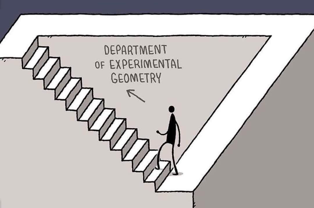 Escher on the first day of school :-)