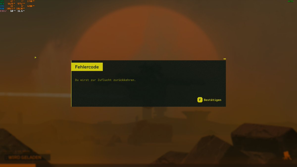 I found a Bug in Meet your Maker, i reset my Base 'cause i didn't have enough Prestige Points. Now my Base is unplayable and can't even edit something... #MeetYourMaker
