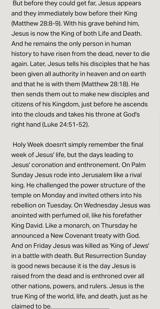 ChristianARMYS_'s tweet photo. Resurrection Sunday Devotional 🙏❤️
#HeIsRisen #EasterExplained #FinalDay https://t.co/ZQj0pREdYp