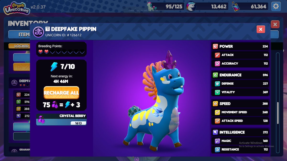 Happy National Unicorn Day. Our Unicorns work hard on the farm for us. Today we Celebrate them with the world. If you love Unicorns retweet this post. One retweeter will win some UNIM and another retweeter will win a Crystal Egg cloned from best Crystal I have. <a href="/crypto_unicorns/">Crypto Unicorns</a>