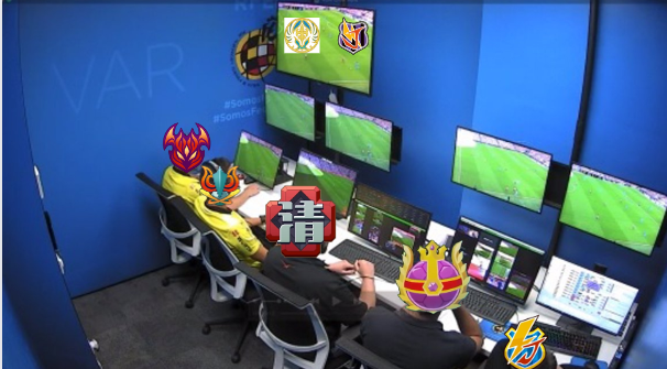KirkwoodLZ's tweet photo. Primer partido en el VAR con mis "coleguillas".

Os ha gustado nuestra actuación en el partido de @BigBangInazuma vs @NeoJapon_ ?

Gracias en especial a @barcelonaorb @OgreAcademy_LZ @CAOS_FS y @InazumaJapon_LZ https://t.co/S6VlriEaPJ
