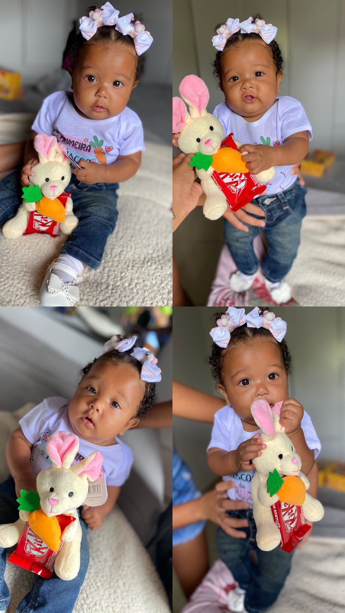 Primeira Páscoa da minha princesa de mamainn 🥰🥰🥰❤️🐇