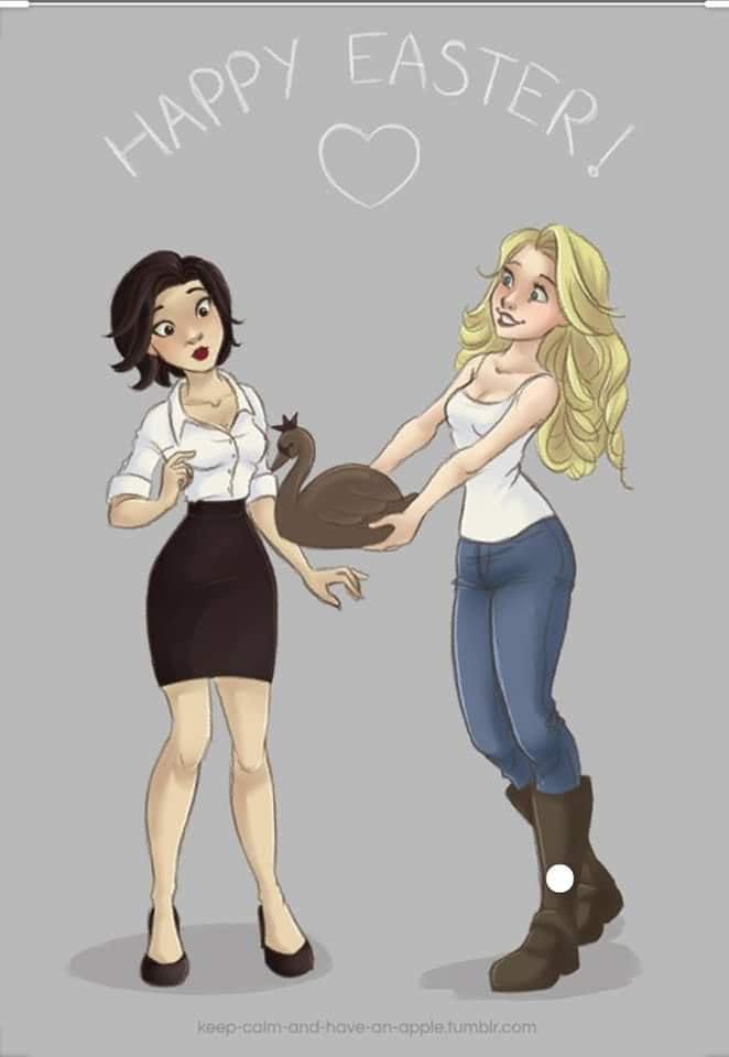 ReginaHatter's tweet photo. Happy Easter, Passover, Ostara, whatever it is you celebrate! https://t.co/Sj8ee8m5TT
#SwanQueen #Swen #JenniferMorrison #LanaParrilla #ouat #OnceUponATime #MissSwan #EmmaSwan #Swan #ReginaMills #Queen #gay #LGBT #evilregals #truelove #easter #ostara #passover https://t.co/nvckkrmecy