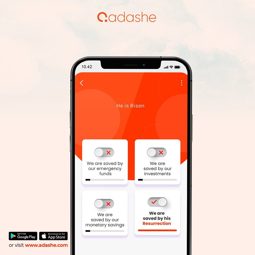 AdasheFinance's tweet photo. Happy Easter from us at Adashe.
May the spirit of Easter fill your heart with joy and your home with love.
Wishing you and yours a very happy Easter. ๐งก
#easter2023 #eastersunday #easterweekend #easterholidays #adashe #adashefinance https://t.co/HE67ZsUdUA