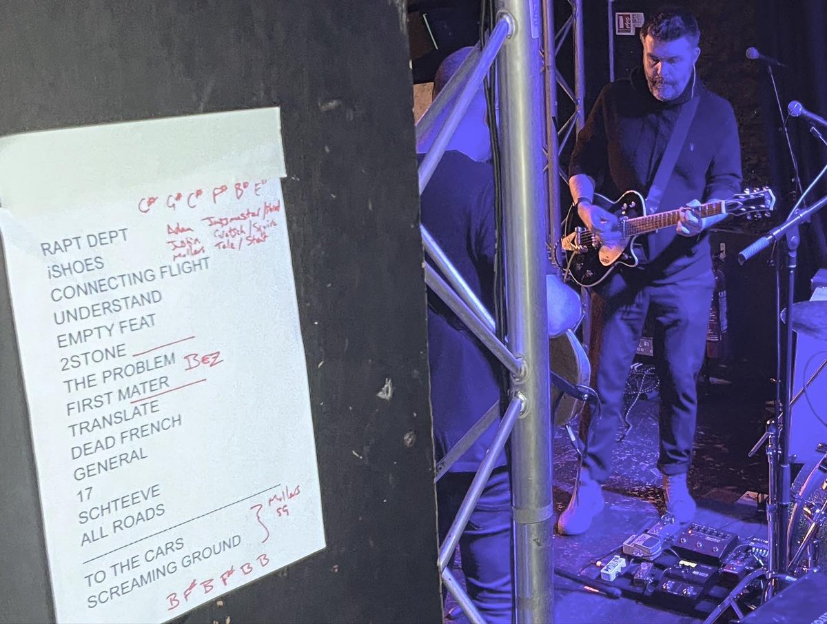 SapienRecords's tweet photo. AWESOME @YCNIMband shows @thecluny ๐ซถ
Phenomenal graft from
@paulmullen @justin_lockey @adimhales @rossfromband @groovesnatcher @wearekkett @dunesNCL โฆ meant so much to everyone there ๐ค
#yourcodenameismilo https://t.co/nVGPIdXIiV
