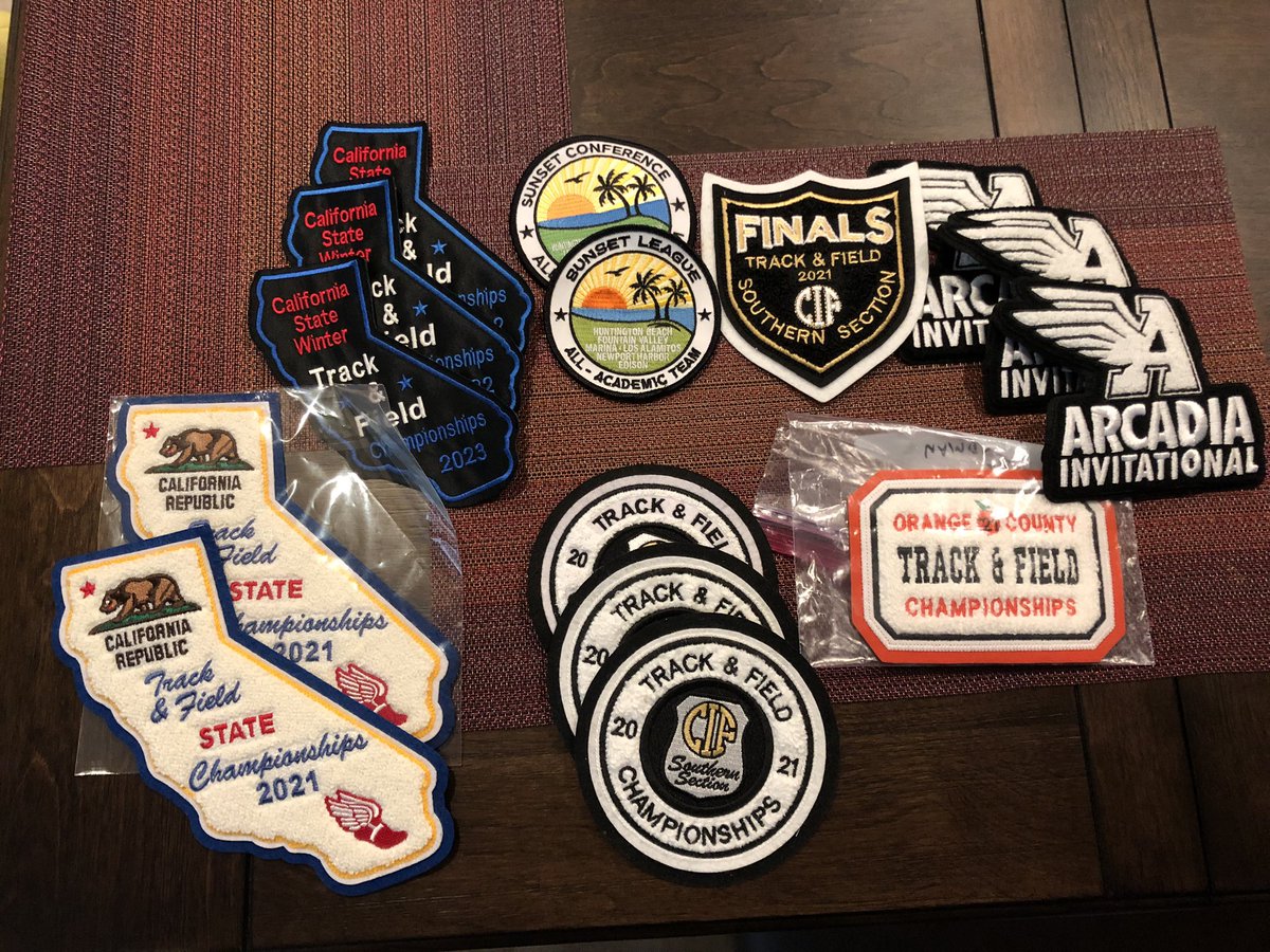 caribelli's tweet image. Spent a small fortune on patches in the last few years. #TrackAthlete
