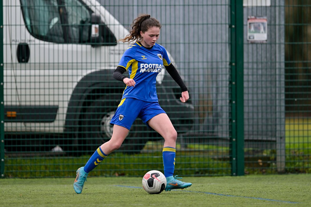 Our not so little number 7 Erin - AFC Wimbledon v Crystal Palace U16