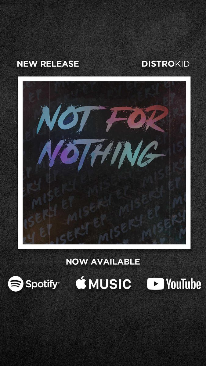 Our Misery EP is now available! Please give it a listen and share it with your friends!

Spotify:
open.spotify.com/album/6N0yoXSP…...
Amazon:
amazon.com/music/player/a…...
YouTube:
youtube.com/watch?v=qeo4gs…
Apple Music:
music.apple.com/us/album/miser…