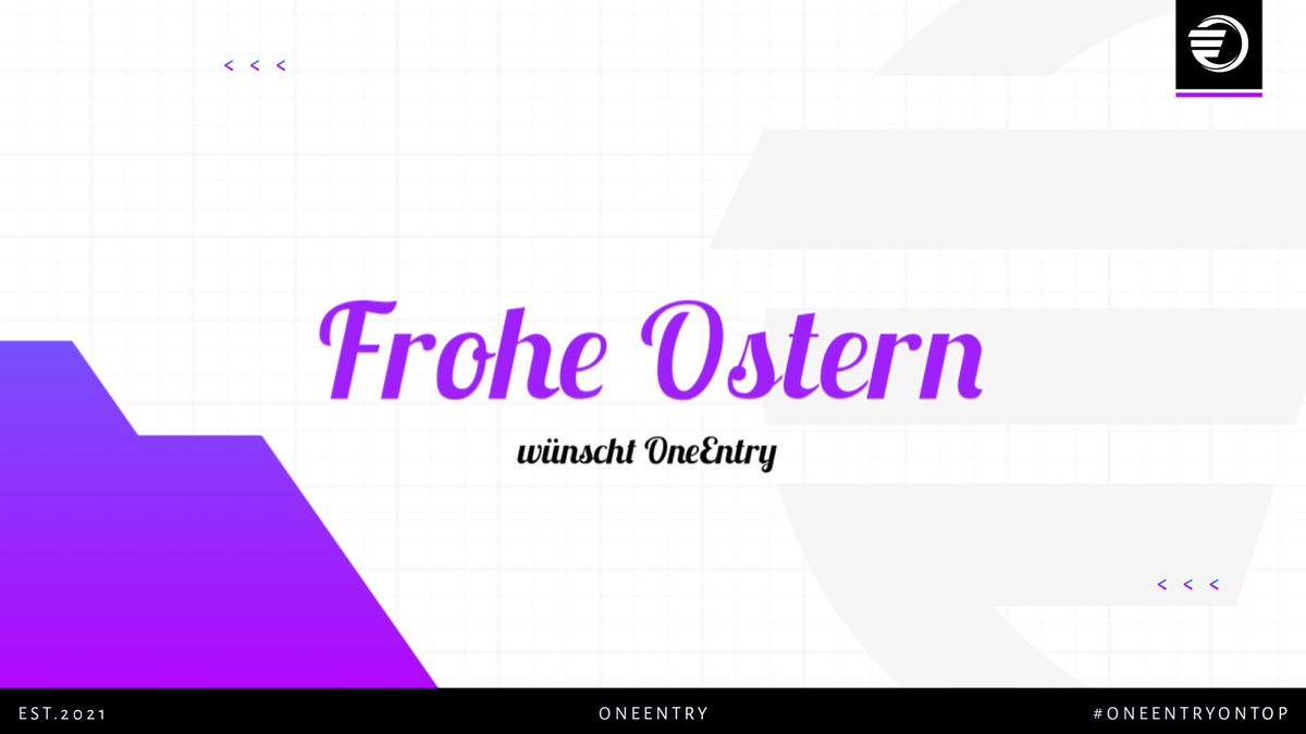 OneEntryGG's tweet photo. FROHE OSTERN 🐣🐇 

Wir wünschen euch Frohe Ostern ! https://t.co/kS10fHu3qM