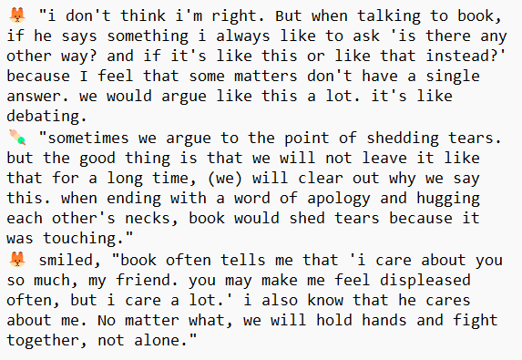 jayjamesn's tweet photo. [rough trans]

🍡"i care about you so much, my friend. you may make me feel upset often, but i care a lot."
🦊"no matter what, we will hold hands and fight together, not alone."

#fforce_ #kasibook #ฟอสบุ๊ค 
#PraewXForceBook https://t.co/5DETTe6v7Y
