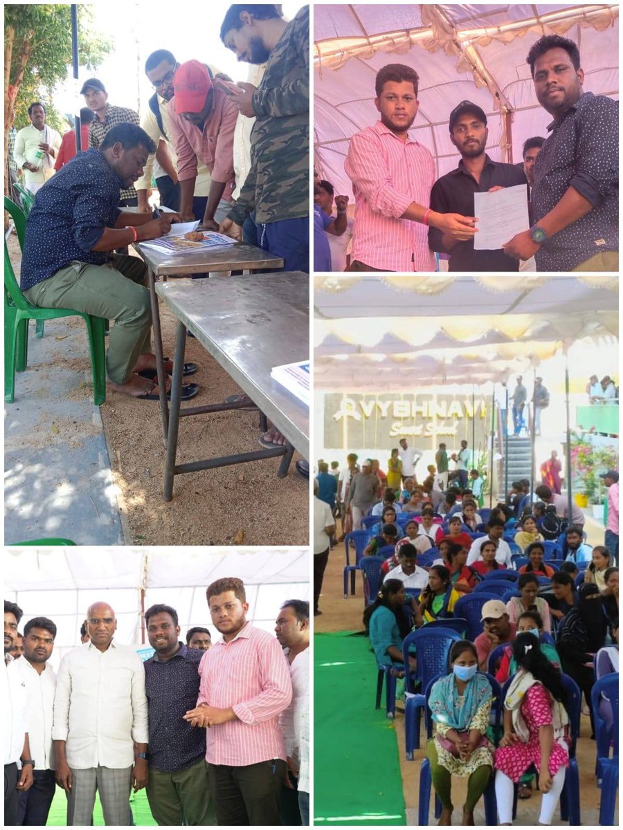 RSPraveenSwaero's tweet photo. అలంపూరు నియోజకవర్గంలో మొదటి సారి జాబ్ మేళా నిర్వహించి దాదాపు 200 మంది నిరుద్యోగ యువతకు పలు కంపెనీల్లో ఉద్యోగాలు వచ్చేలా చూసిన స్వేరోస్ నెట్వర్క్ కు ధన్యవాదాలు.🙏 https://t.co/JiKAFJgARY