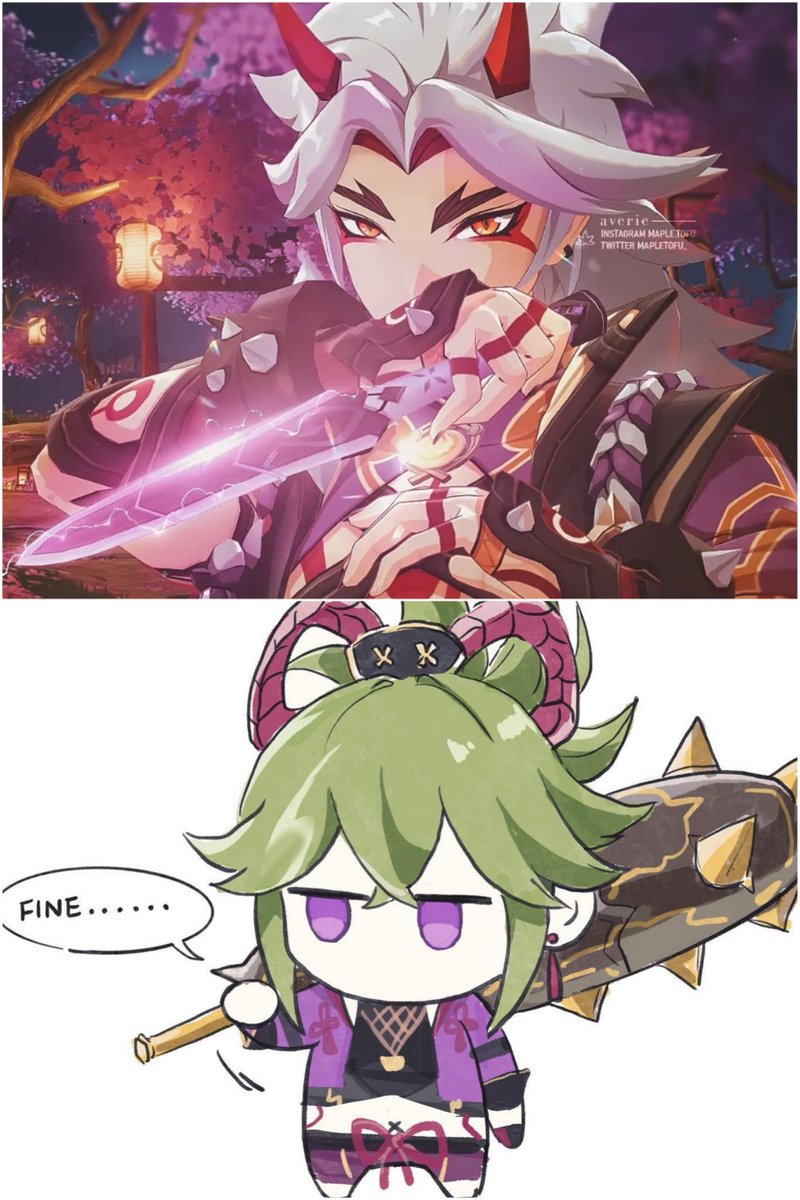 dbj119_'s tweet photo. Weapon 👹 🔁🥷 if
#aratakiitto #KukiShinobu
Amazing itto mmd by @mapletofu_ 🫶 https://t.co/aUXYS7mRNu