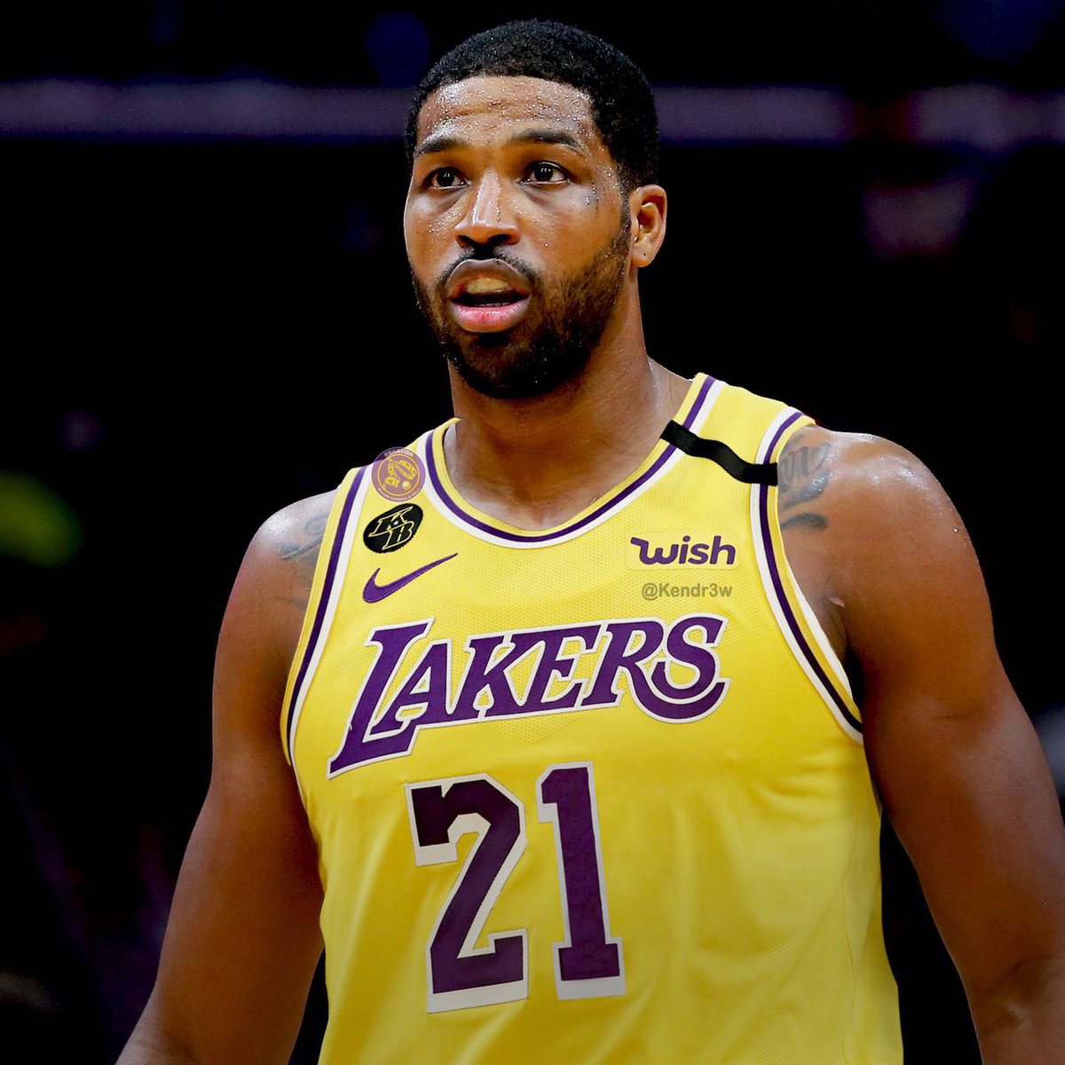 LakersLead's tweet photo. BREAKING: THE LAKERS HAVE SIGNED TRISTAN THOMPSON AND SHAQ HARRISON FOR THE PLAYOFFS #LAKESHOW https://t.co/7aOMgWDmC2