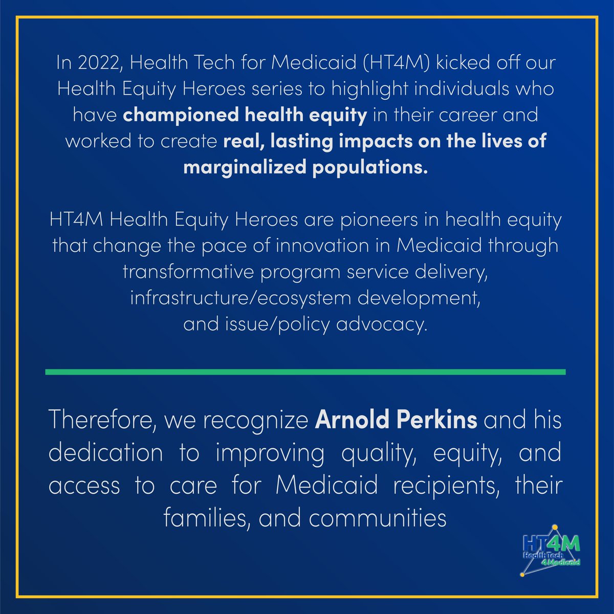HT4Medicaid's tweet photo. Arnold Perkins, a #HealthEquityHero, dedicated his career to improving healthcare access for marginalized communities. The former CEO of Harlem Hospital fought for better funding and resources, and advocated for policy changes to ensure equitable care for all. #HealthcareEquality https://t.co/X6hLiXEl0W