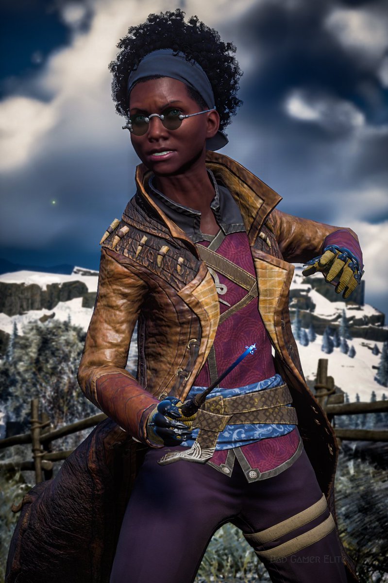 BadGamerElite's tweet photo. She is NOT one to be trifled with... #HogwartsLegacy #VPDiversity #VirtualPhotography #Gametography https://t.co/TLU7ad9ksP