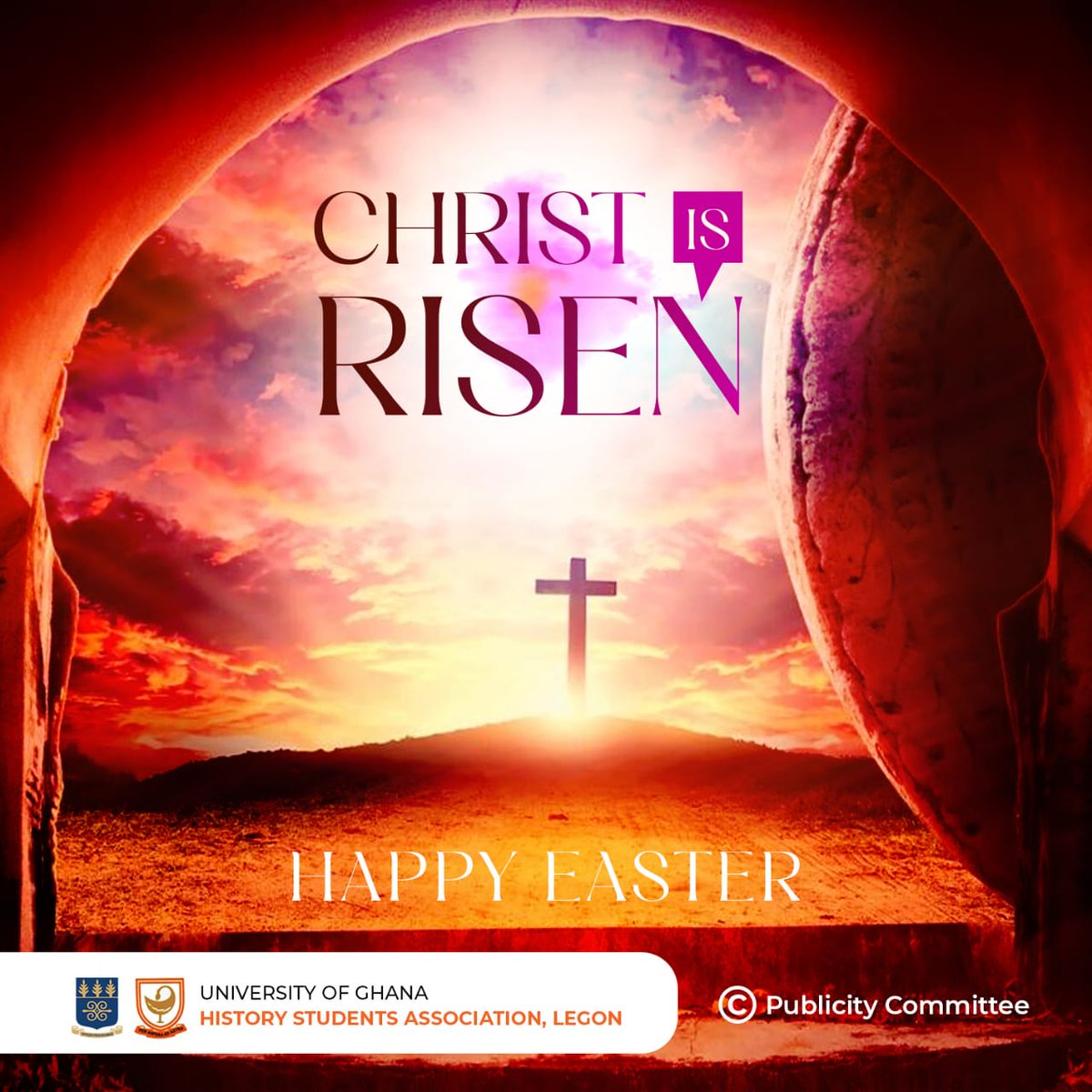 histal_ug's tweet photo. Let us celebrate the resurrection of Jesus Christ and the hope that it brings joy to our lives. 

#HappyEasterToYouAll 
@univofgh 
@HistalPublicity. https://t.co/hnKfI3MgEB