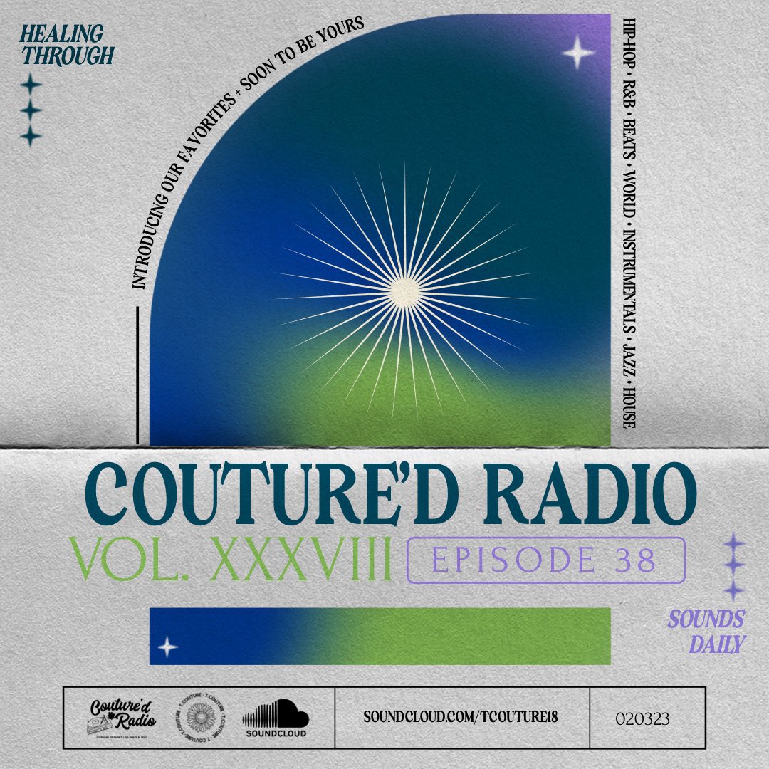 tempesttcouture's tweet photo. the way time flies when you’re having fun 😮‍💨
excited to see what episode 50 will look/sound like! 

i appreciate everyone who consistently tunes in and supports @couturedradio - it truly means the 🌍🤲🏾🤍

episode 40 OUT NOW :: link in bio. https://t.co/esb6yUWUXp
