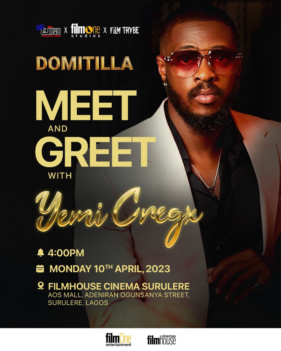 kingyemicregx's tweet photo. Cregx force, Cregx Nation, Cregx family, Cregx lovers pull up !!!
Let’s have a good time!!🫶🏼🫶🏼

Can’t wait to see you guys!!✨

#YemiCregx 
#YemiCregxTheBrand https://t.co/iQ7D3kDaaQ