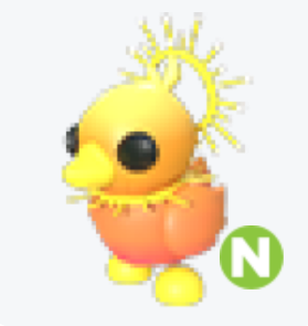 Samuel06499239's tweet photo. @PlayAdoptMe TRADE NEON SUNRISE DUCKLING! 🐤 https://t.co/xoNxizRBWV
