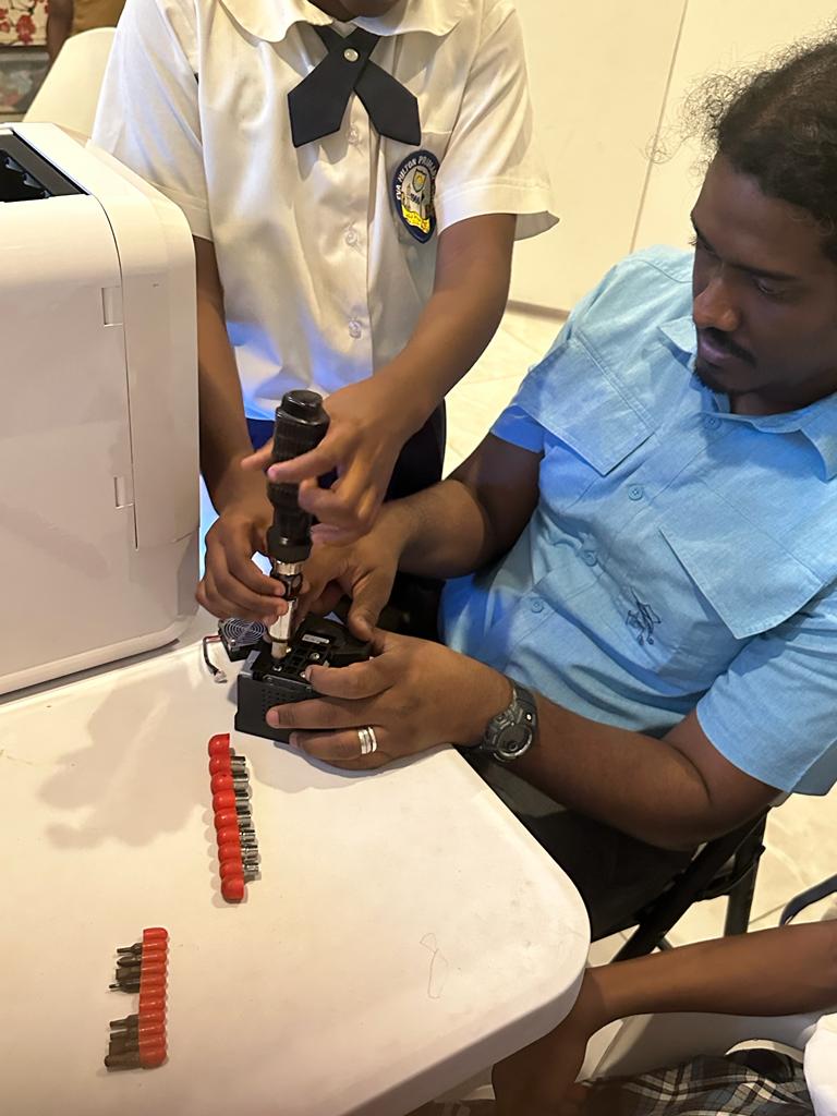 lendahand242's tweet photo. Our STEM program is all about problem-solving and innovation! Dedicated to mastering these skills and their commitment to making things work, they learned the parts of and how to fix a 3D printer. #ProblemSolvers #InnovatorsInTraining #3DPrinting https://t.co/WIv4PBQW6i