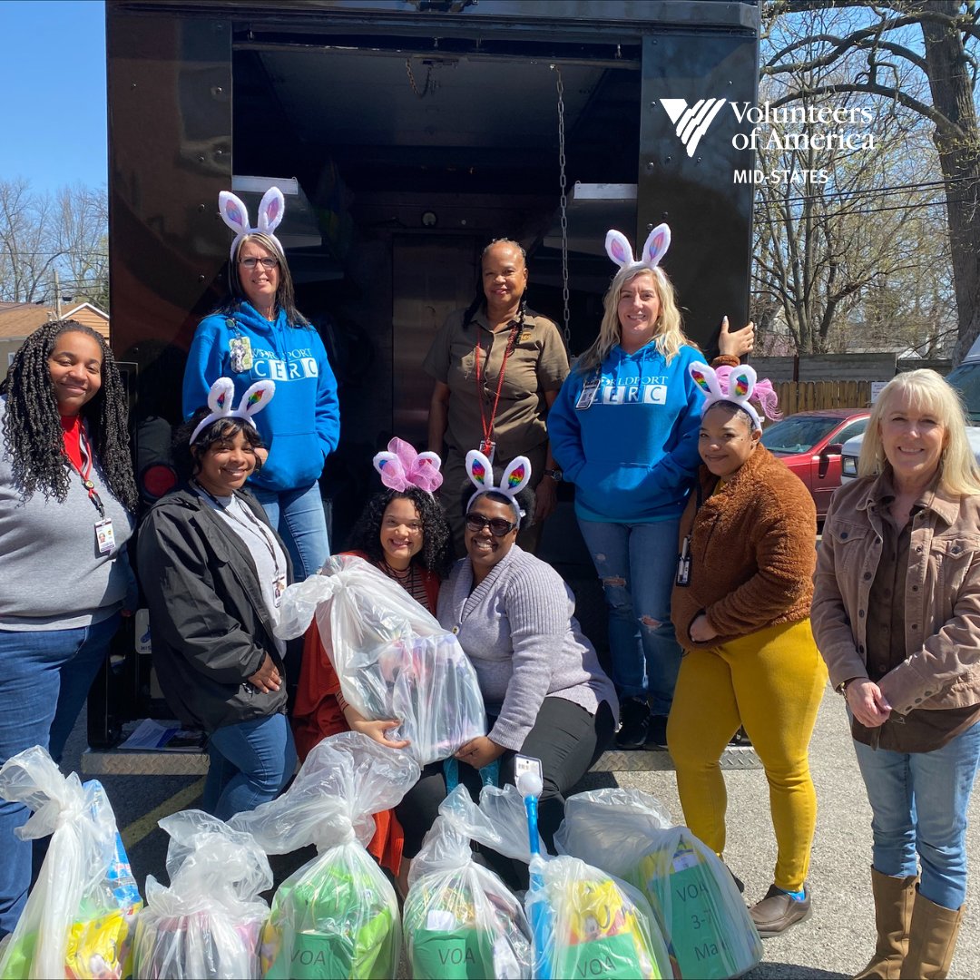 This Easter, our VOA families are overwhelmed by the love & support they received from their community. Thank you, @AbbieGilbert & our compassionate friends at @Humana, Fusion 502, @UPS & @JLLouisville for your generosity.