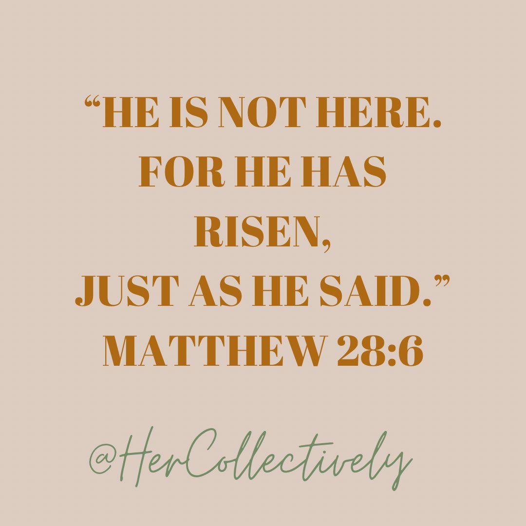 Because He has risen, we have been granted an everlasting life of grace, mercy and forgiveness. #RessurectionSunday 🧡
