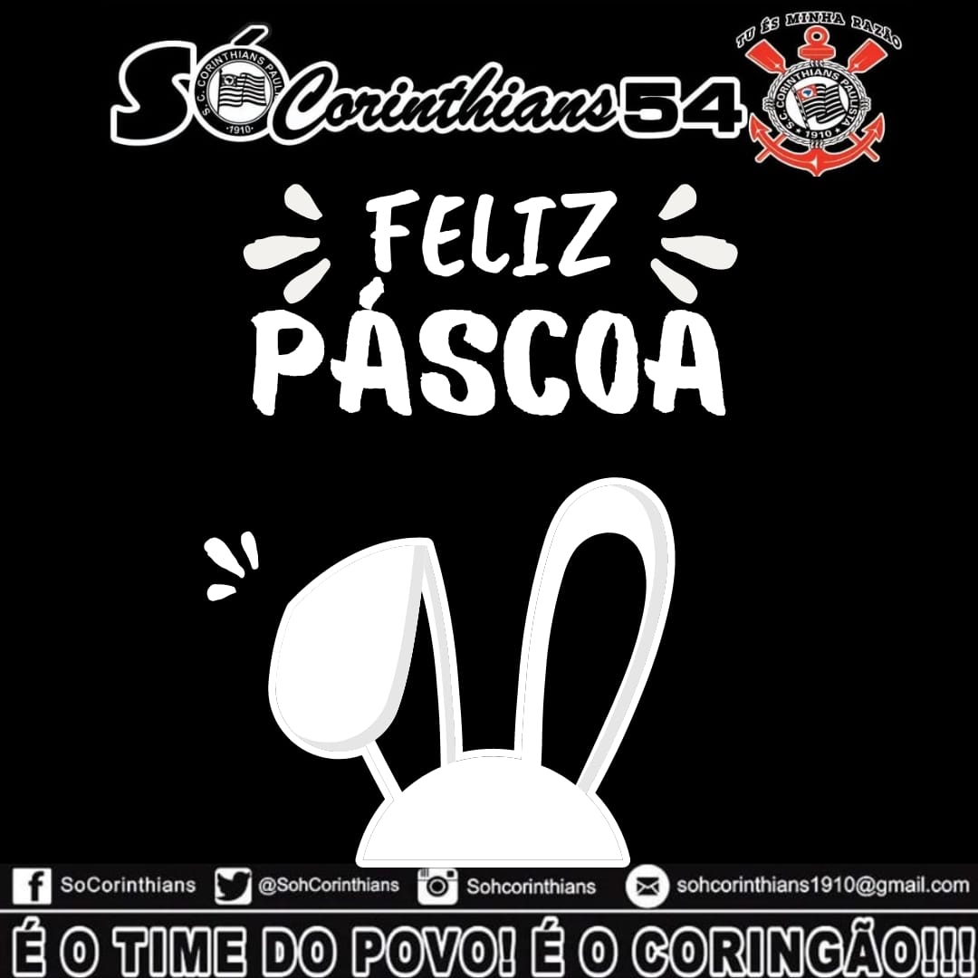 SohCorinthians's tweet photo. O Só Corinthians deseja uma Feliz Páscoa à todos! Que seja um recomeço de amor e esperança.
#sohcorinthians54 #sohcorinthians #corinthians #sccp1910 #sccp #fieltorcedor #fieltorcida #pascoa  #pascoacorinthiana #Pascoa2023 https://t.co/9XEhJg8R1Z