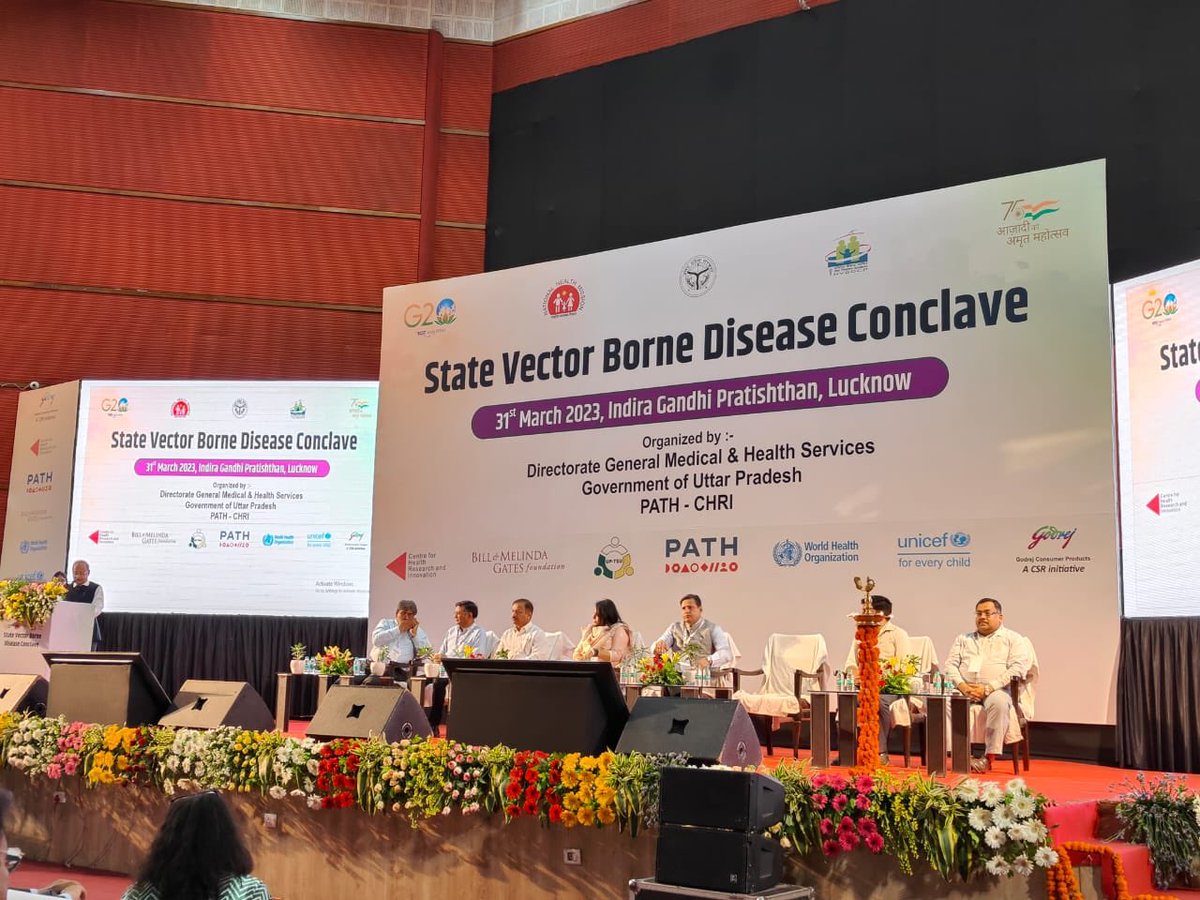 lunching of vector born diseases control drive this year in Uttar Pradesh in the from of first round of DASTAK and Sanchari Rog Niyantran Abhiyan ( SRNA) in 2023, supported by PATH-CHRI and other partners in the state .