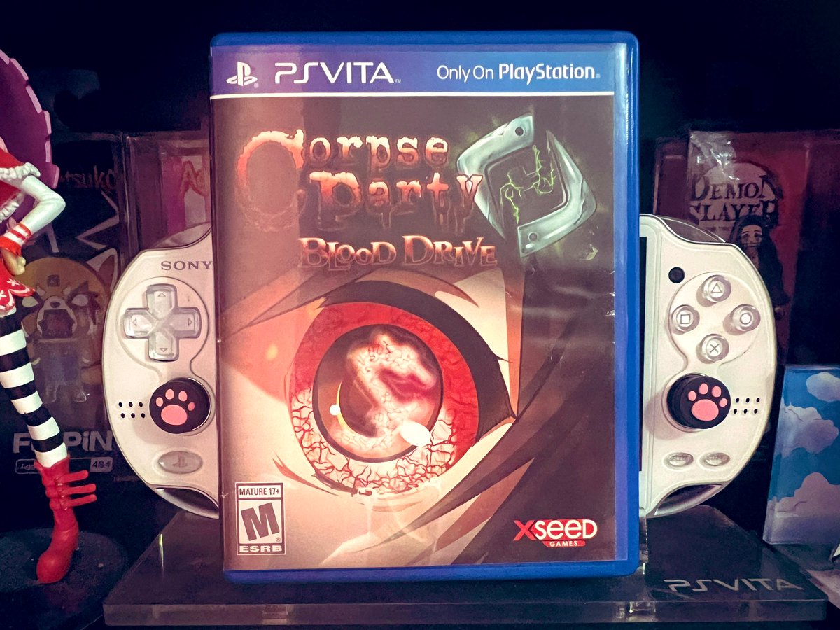 Mail alert: 

We gotta keep up with #Vitaisland and show off a game I’ve been meaning to try Corpse Party Blood Drive. 

#PSVita #PlaystationVita #Thevitaneverdies #handheldconsole #foreverphysical #SwitchCorps