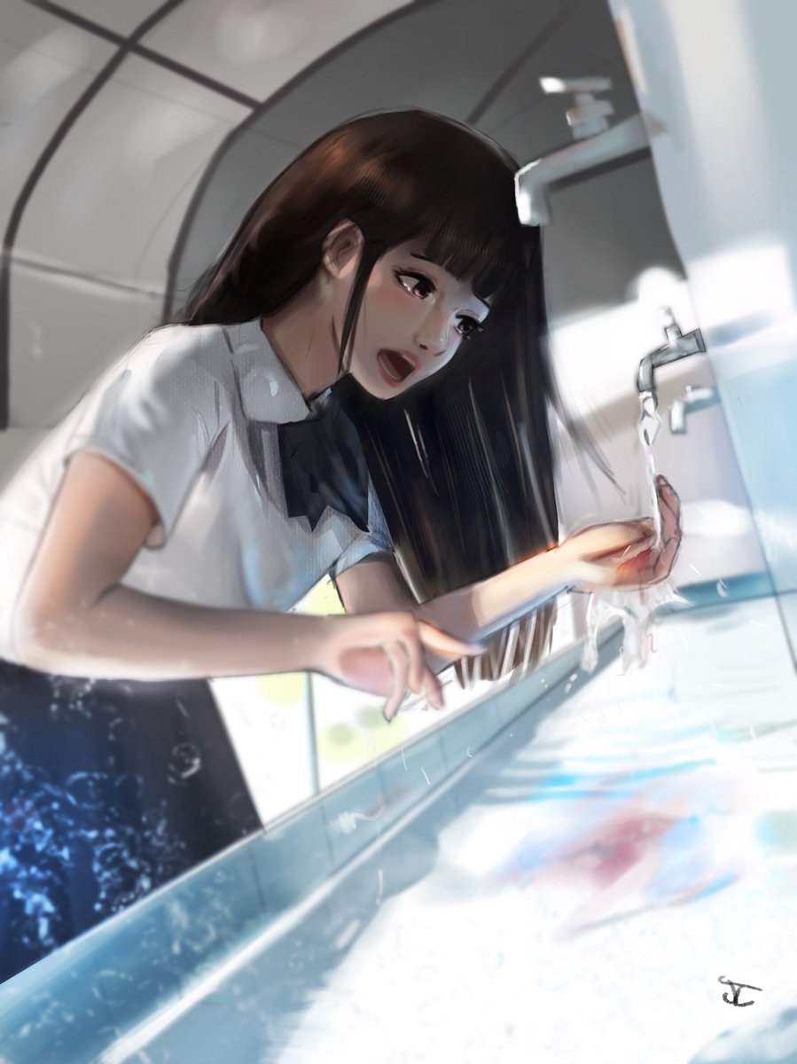 Justinarts_'s tweet photo. She hurt her hand and I know one’s deformed💀💀💀💀💀💀#art #artist #drawing #anime #AnimeArt #animegirl https://t.co/BK0XUTbzT1
