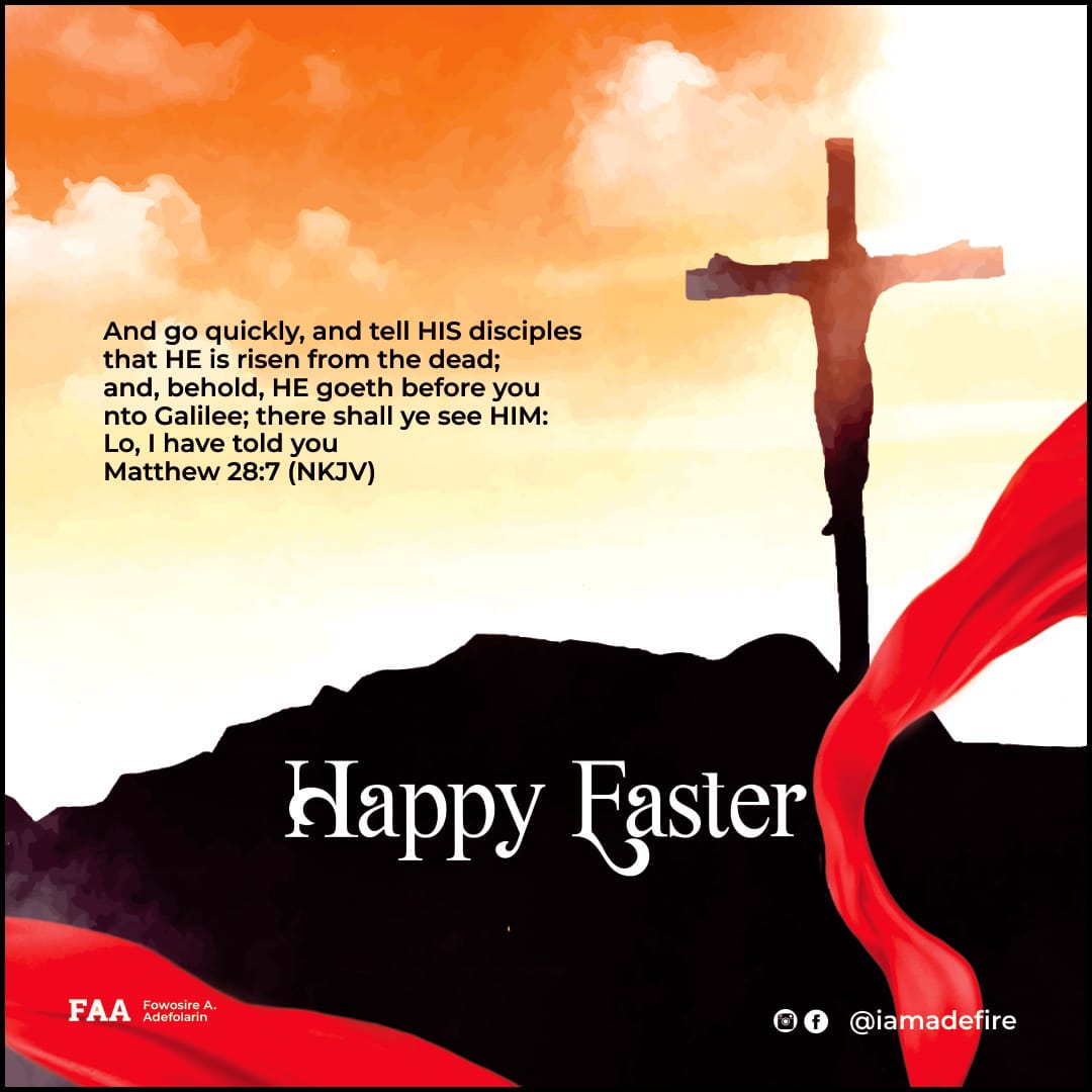 Firenababa's tweet photo. Christ our Lord isn't dead,
We must live in the realization and manifestation of His resurrection;
And understand it,
Happy Easter people of God,
As you celebrate today,
Do not forget the essence behind the fragrance,
Once again;

Happy Easter Sunday. 
FAA https://t.co/wYn1NLVAWn